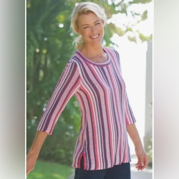 Soft Surroundings Montego Bay sweater - Picture 2 of 7